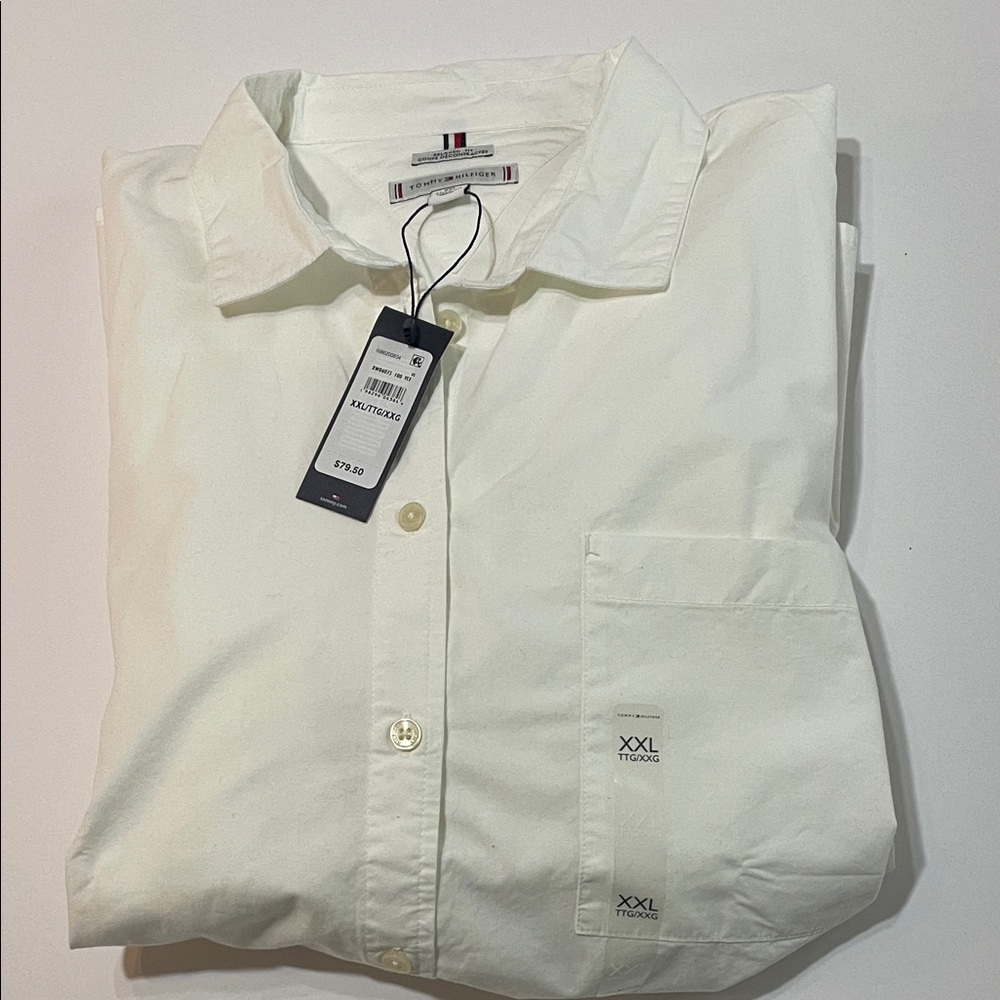 Tommy Hilfiger White Button Down Shirt